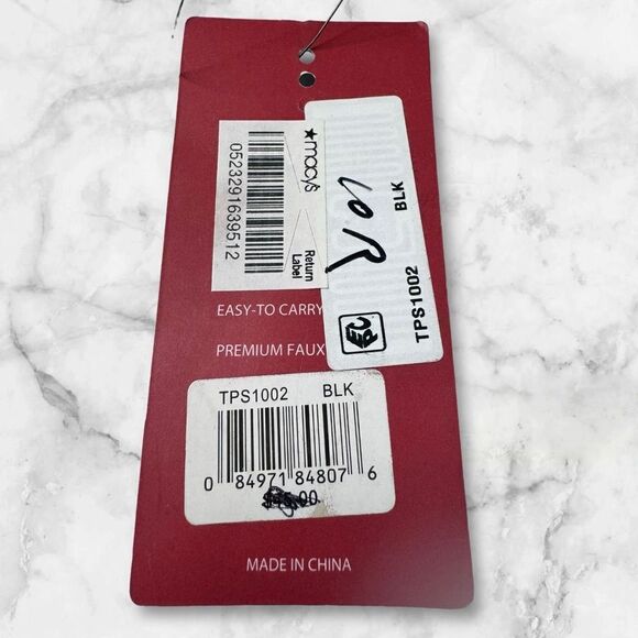 NWT Perry Ellis Men’s Faux Leather Travel Bag - Picture 7 of 8